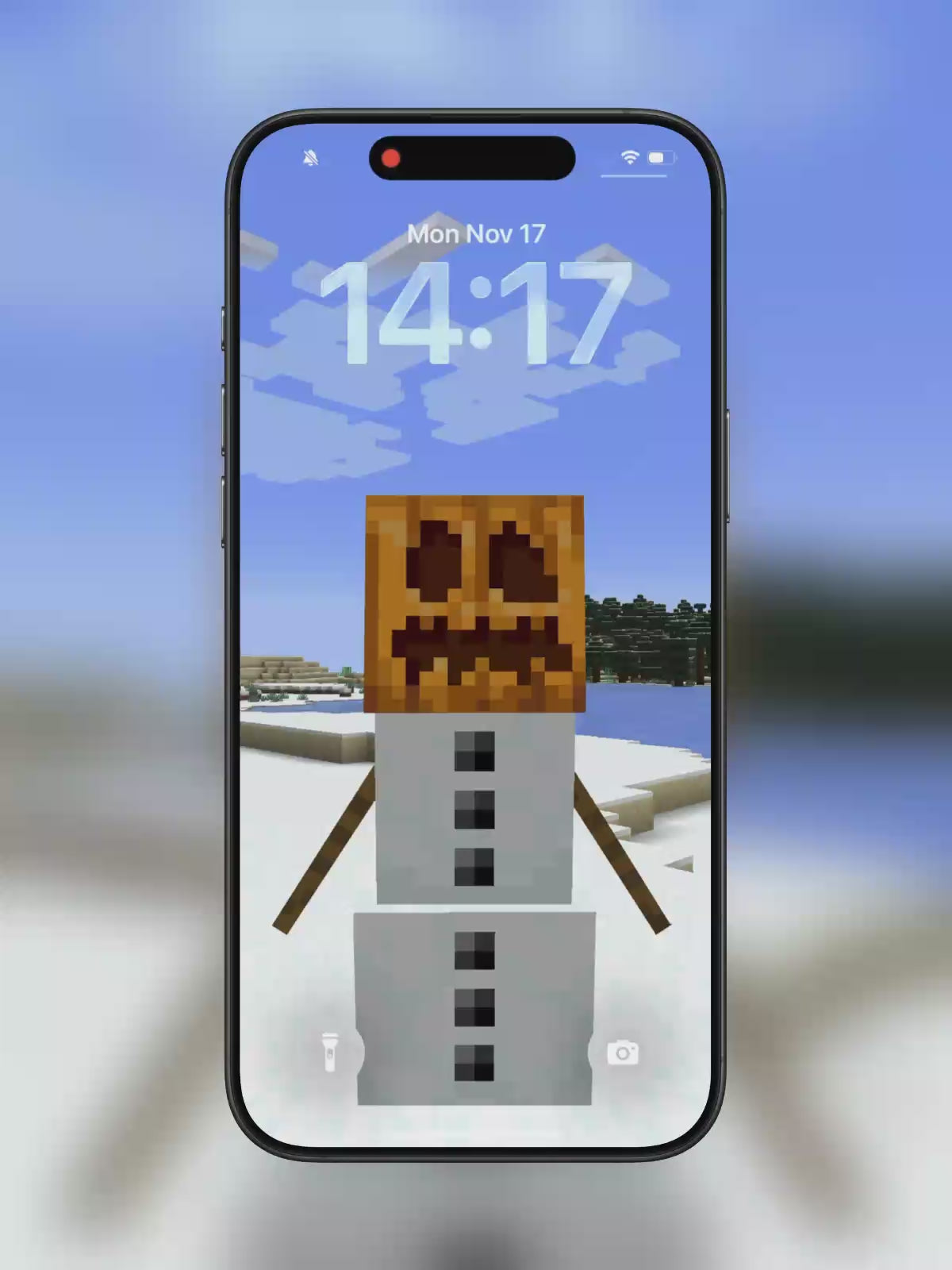 Snow Golem | Aesthetic 4K Wallpaper for iPhone